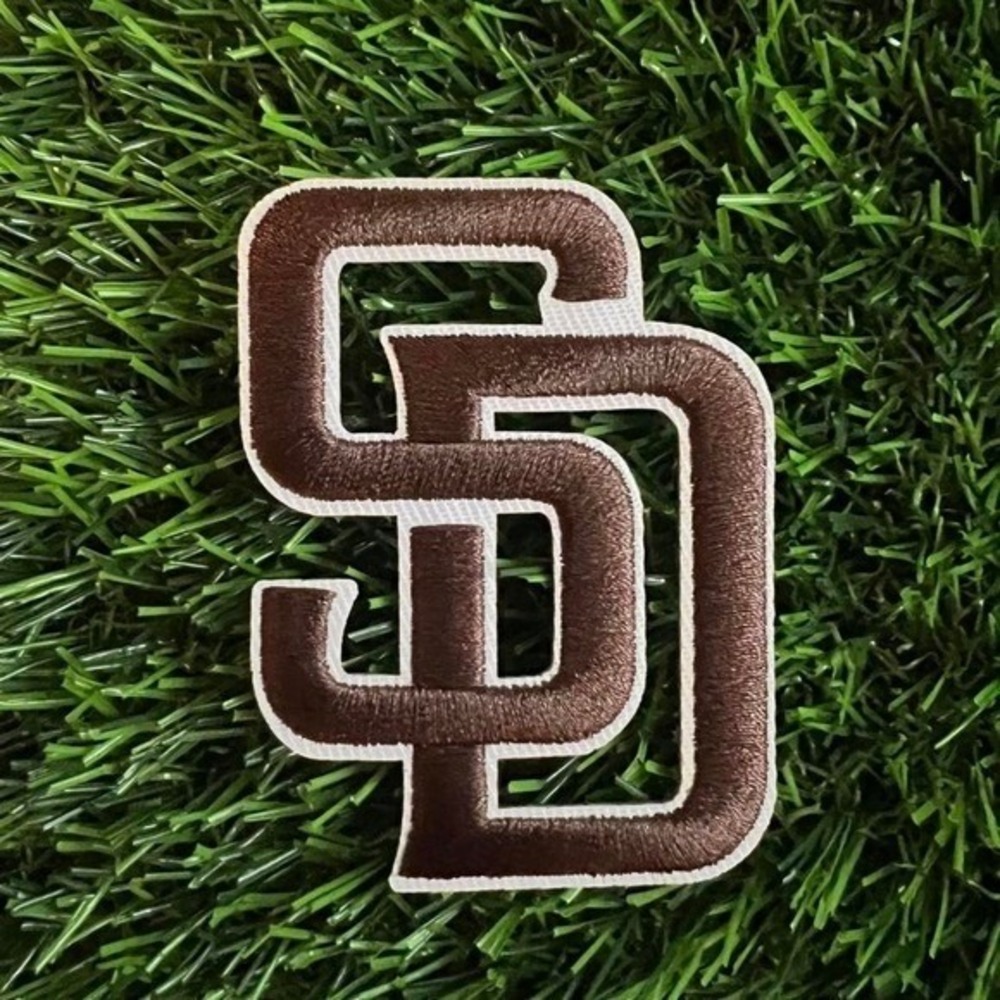 San Diego Padres brown embroidered patch